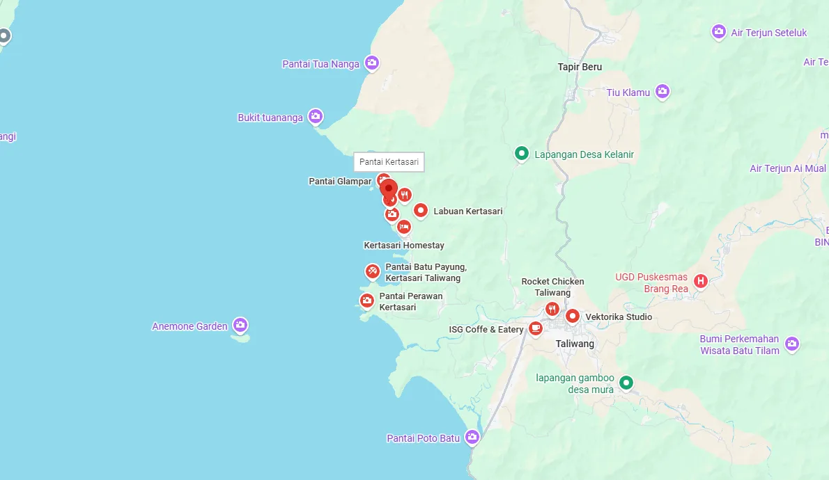 West Sumbawa Location Map
